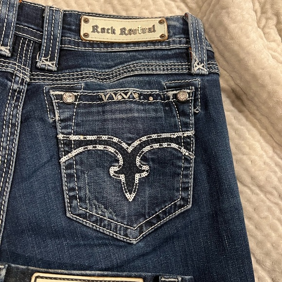 Lot of 2-Size 29 Rock Revival Easy Skinny Jeans - Picture 3 of 8